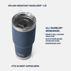 YETI RAMBLER® VASO DE 30 OZ (887 ML)