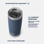 YETI RAMBLER® VASO DE 20 OZ (600 ML)  CON TAPA MAGSLIDER™
